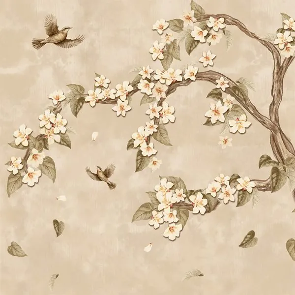 Árvore Orient — estampa do papel de parede