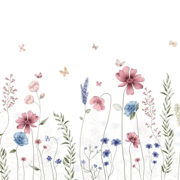 Campos de Primavera — estampa do papel de parede