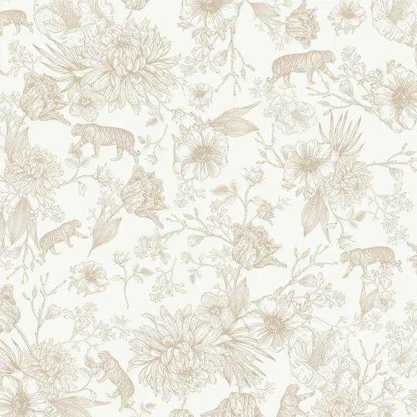 Exclusive Fancy Areia — estampa do papel de parede