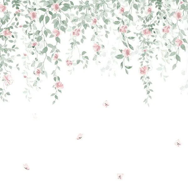 Jardim Suspenso Soft — estampa do papel de parede