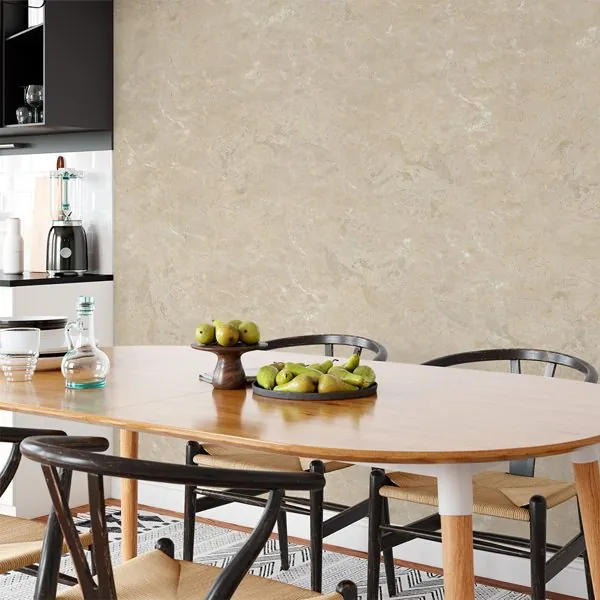 Marmore Onix — ambiente com o papel de parede aplicado